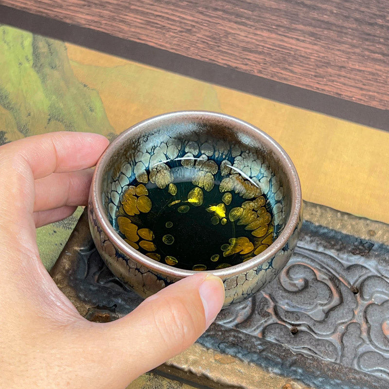 大花斑將軍主人杯品茗杯Big spotted host cup tea cup, can be used as a coffee cup.