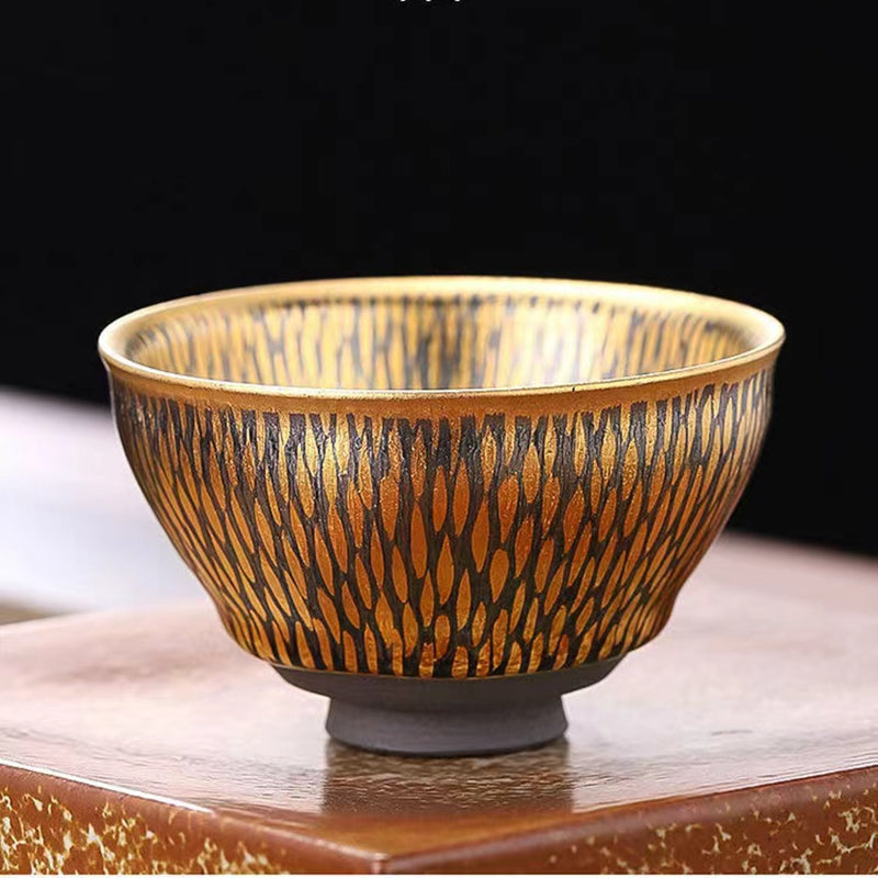 正品高端金絲主人杯名品黃金滴工藝Gold master cup gold drop master cup